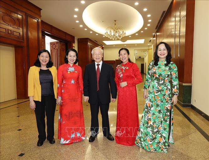Tổng Bí thư gặp mặt đại biểu dự Đại hội Hội Chữ thập đỏ Việt Nam lần thứ XI - Ảnh 3.