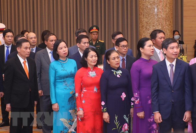 Chủ tịch nước Nguyễn Xuân Phúc chủ trì Lễ kỷ niệm 77 năm Quốc khánh - Ảnh 6.