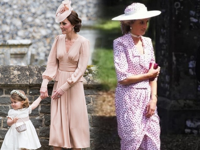 Tham khảo cách Công nương Diana và con dâu Kate Middleton diện đồ đi đám cưới