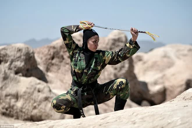 Phụ nữ Iran khiến phương Tây ấn tượng mạnh khi trở thành các nữ Ninja - Ảnh 9.