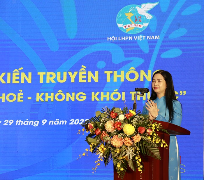 Hội LHPN Bắc Giang dành giải Nhất hội thi tuyên truyền phòng chống thuốc lá - Ảnh 1.