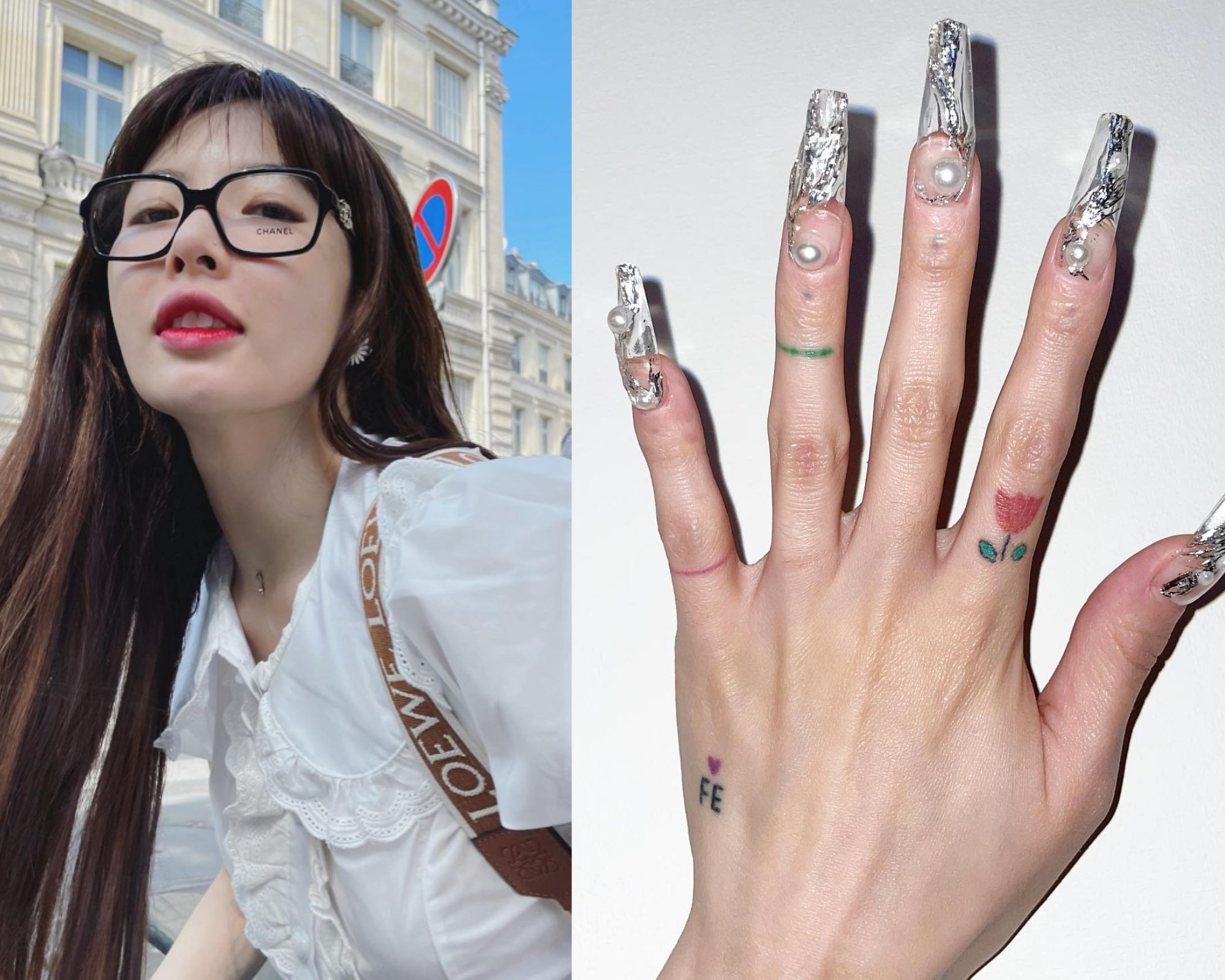 13 mẫu nail đẹp long lanh của sao Hàn | HomeVN