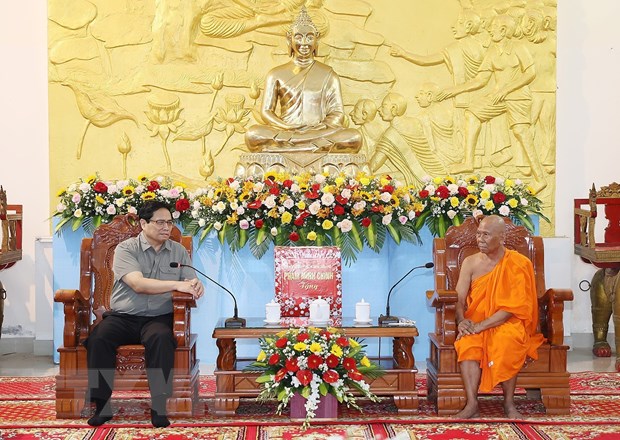 Thủ tướng Phạm Minh Chính chúc mừng đồng bào Khmer nhân Lễ Sene Dolta - Ảnh 1.
