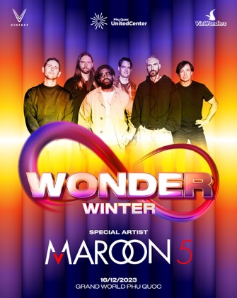 &quot;8WONDER&quot; đưa Maroon 5 đến Phú Quốc United Center - Ảnh 1.