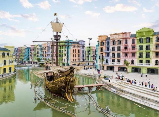 Mục sở thị “thương cảng” The Venice long lanh trước ngày khai trương Mega Grand World Hà Nội - Ảnh 5.