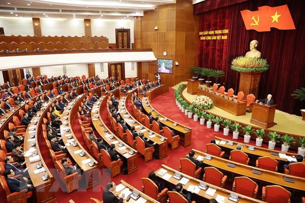 Bế mạc Hội nghị lần thứ 8 Ban Chấp hành Trung ương Đảng khóa XIII - Ảnh 3.