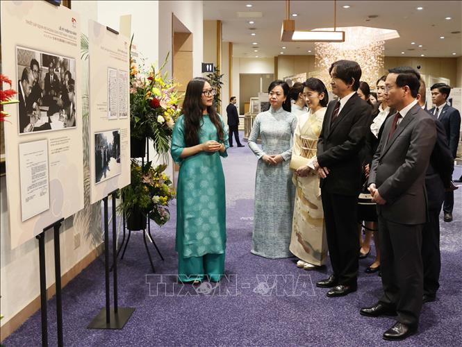 Chủ tịch nước Võ Văn Thưởng và Phu nhân dự lễ kỷ niệm 50 năm thiết lập quan hệ ngoại giao Việt Nam - Nhật Bản- Ảnh 7.