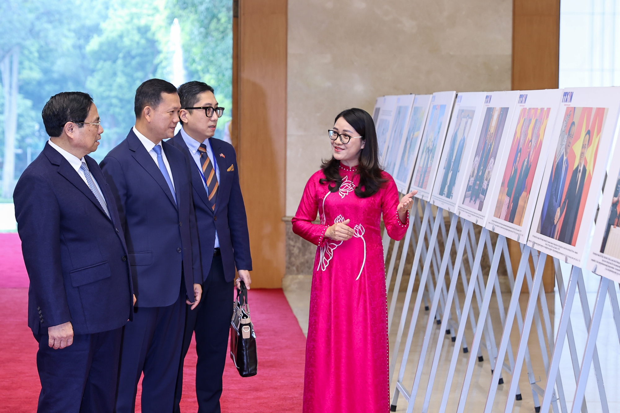 Thủ tướng Phạm Minh Chính chủ trì lễ đón và hội đàm với Thủ tướng Campuchia- Ảnh 7.