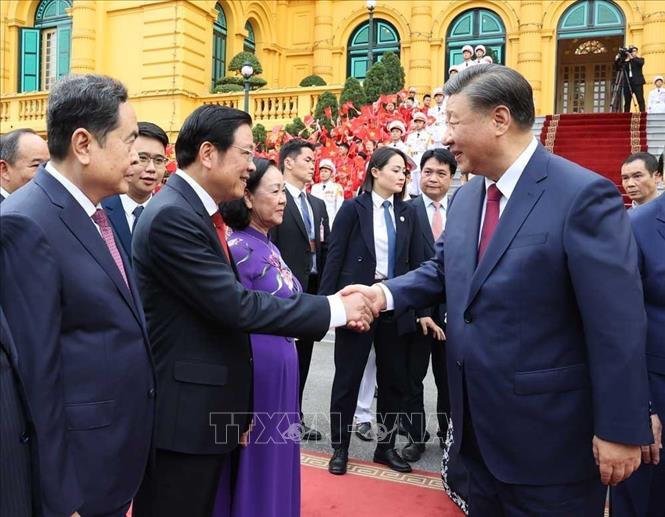 Tổng Bí thư Nguyễn Phú Trọng chủ trì Lễ đón chính thức Tổng Bí thư, Chủ tịch nước Trung Quốc Tập Cận Bình- Ảnh 3.