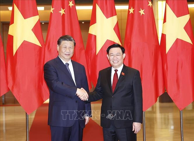Chủ tịch Quốc hội Vương Đình Huệ hội kiến Tổng Bí thư, Chủ tịch nước Trung Quốc Tập Cận Bình- Ảnh 2.