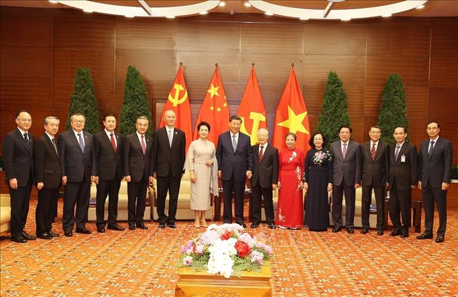 Tổng Bí thư Nguyễn Phú Trọng chia tay Tổng Bí thư, Chủ tịch nước Trung Quốc Tập Cận Bình- Ảnh 2.