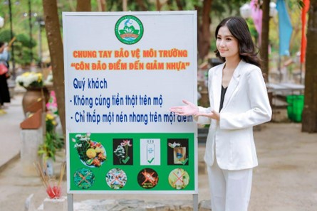 Thanh Hà trong vai trò Đại sứ Văn hóa Du lịch và Môi trường cho Côn Đảo