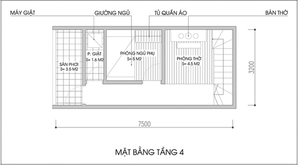 Cải tạo nhà phố có diện tích 24m² sao cho  vừa tiết kiệm diện tích vừa thông thoáng - Ảnh 3.