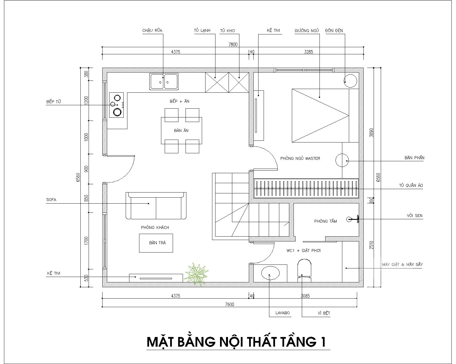  Thiết kế nhà tập thể 50m² ấn tượng với gam màu đen và gỗ - Ảnh 1.