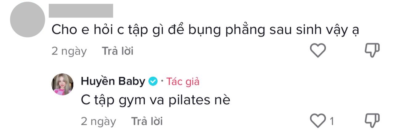 Phản ứng khéo léo của Huyền Baby khi bị nói dáng đẹp do hút mỡ bụng - Ảnh 2. Phản ứng khéo léo của Huyền Baby khi bị nói dáng đẹp do hút mỡ bụng - Ảnh 2.