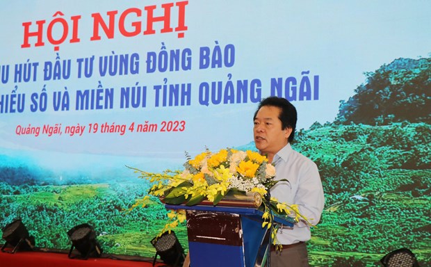 Thu hút đầu tư vùng đồng bào dân tộc thiểu số và miền núi tỉnh Quảng Ngãi - Ảnh 1.