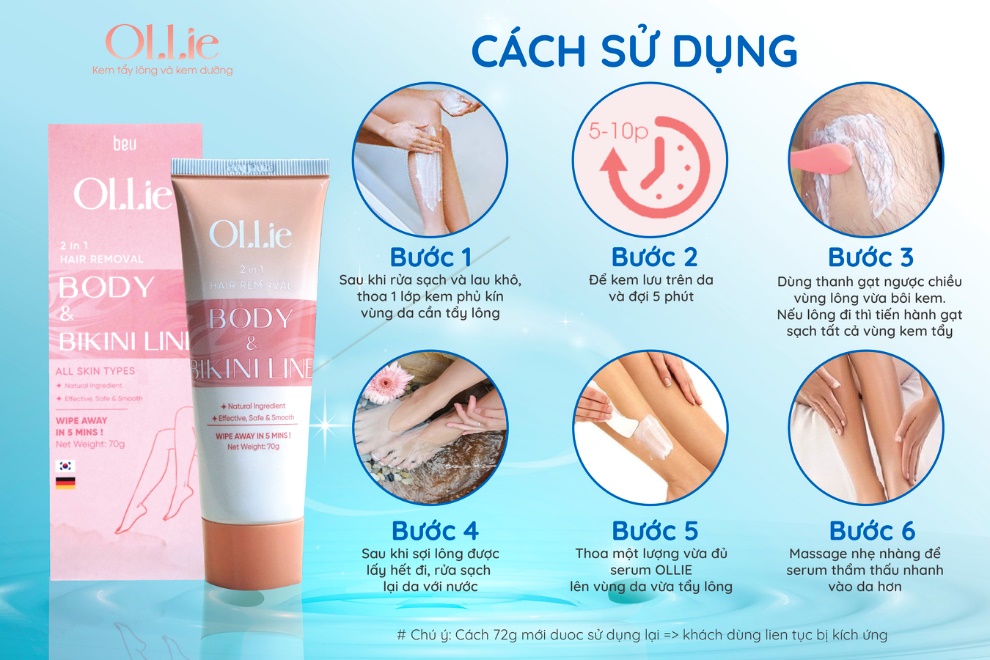 Kem tẩy lông Ollie - Sản phẩm được các chị em săn đón - Ảnh 2.