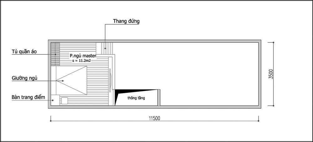 Thiết kế và bố trí nội thất cho nhà cấp 4 rộng 40m2 - Ảnh 2.