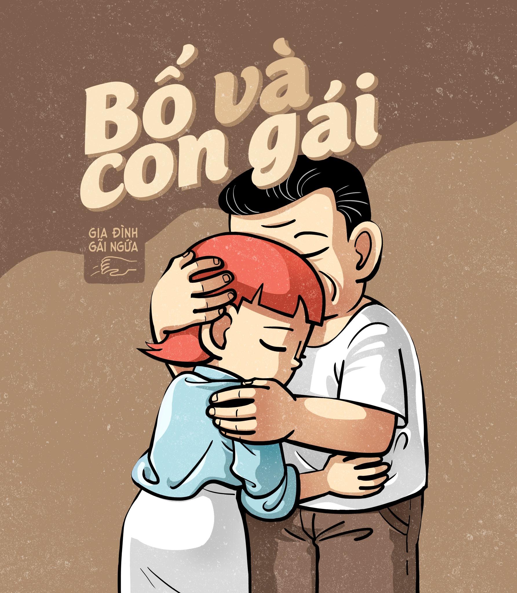 “Bố và con gái”: Bộ truyện tranh về tình cảm gia đình khiến cộng đồng mạng xúc động - Ảnh 1.