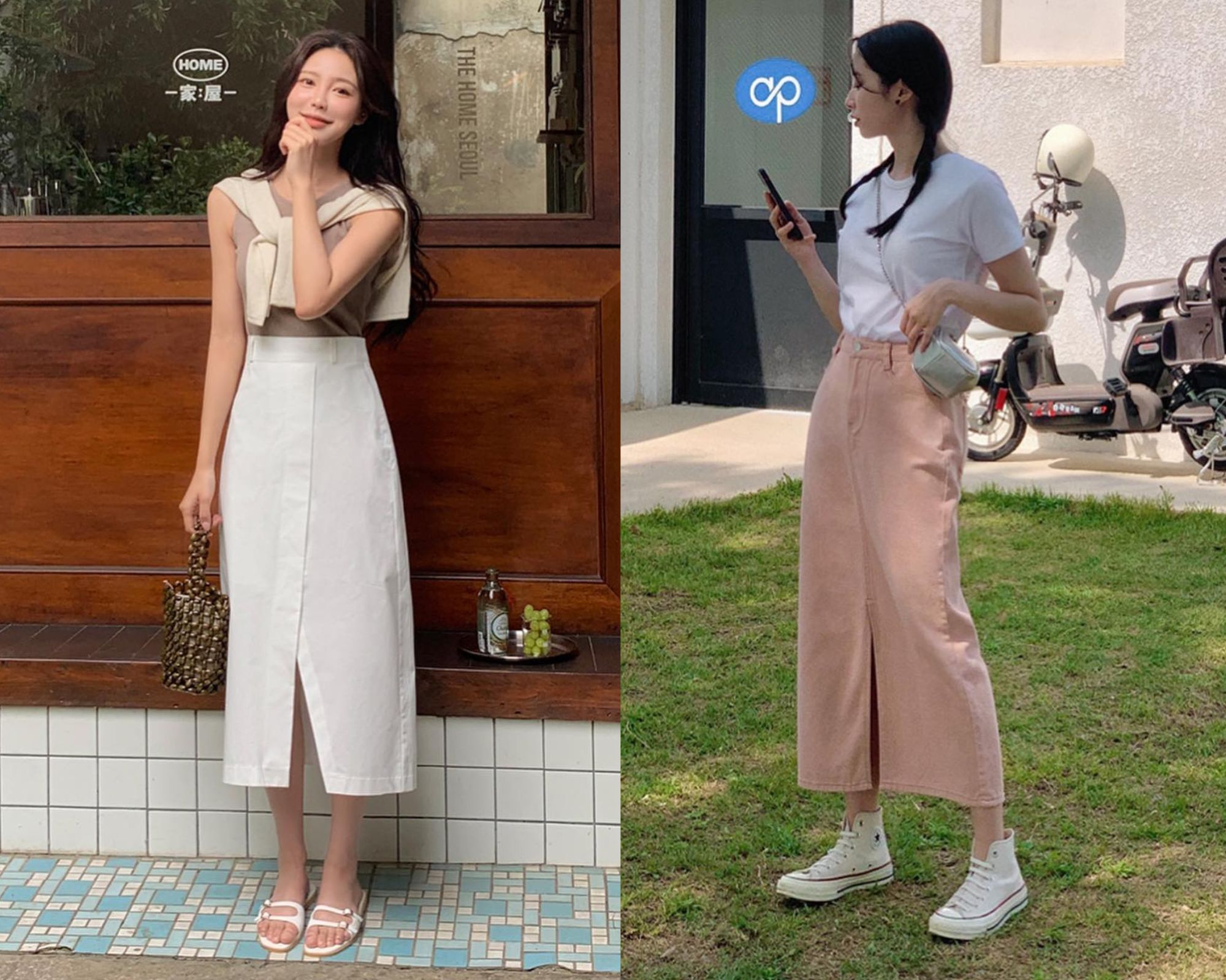 XINH XẮN TOP 4 Chân Váy Dài đẹp cho nàng đi chơi đi làm