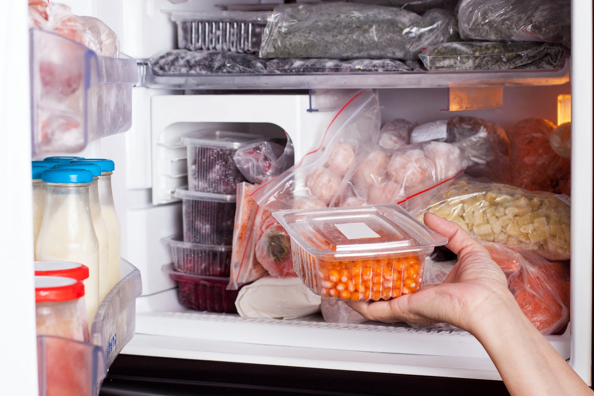những sia lầm khi bảo quản thực phẩm trong tủ đông