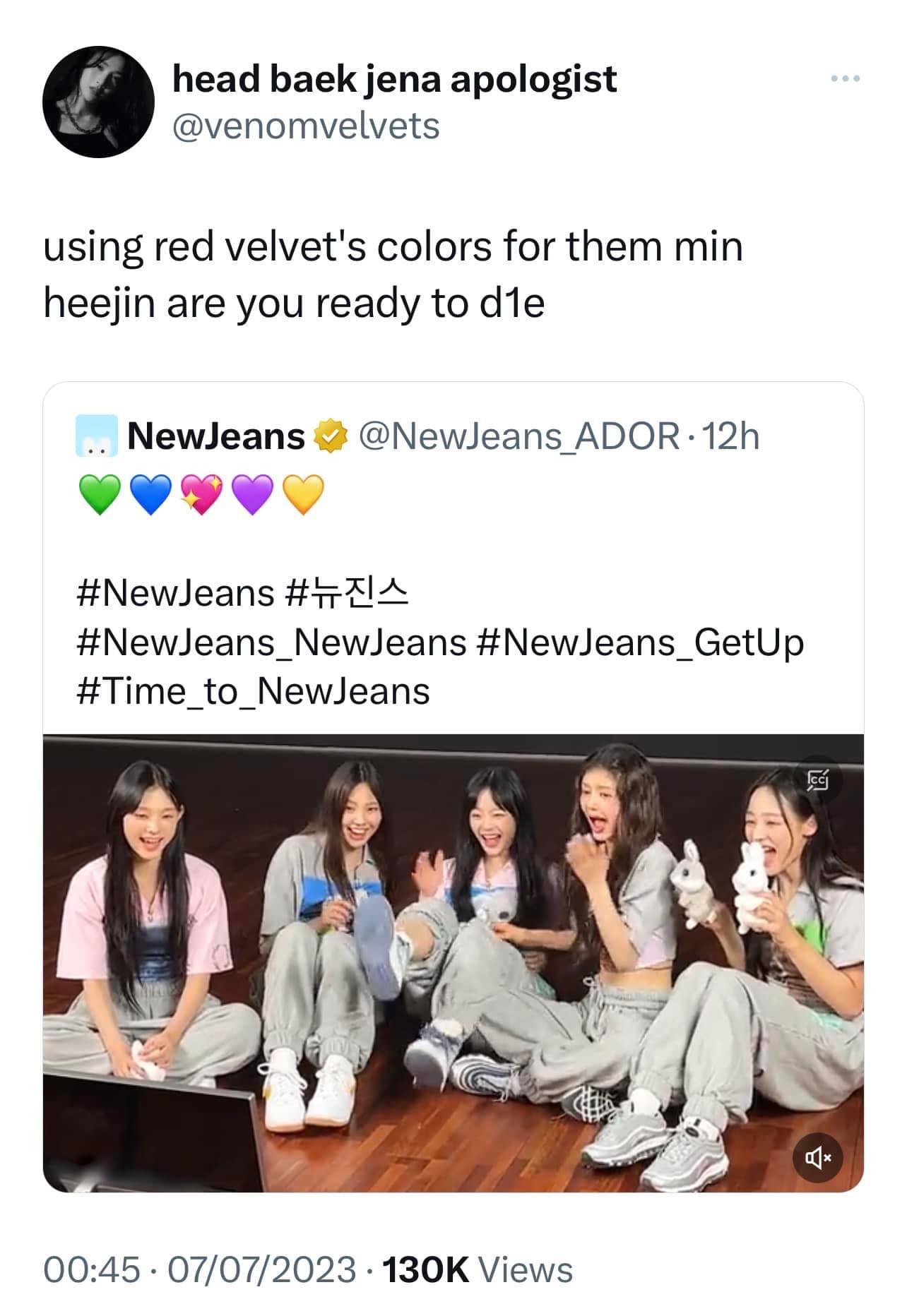 Dân mạng chỉ ra NewJeans có quá nhiều điểm giống Red Velvet, là do sự kiên định hay cố chấp của Min Hee Jin? - Ảnh 6.