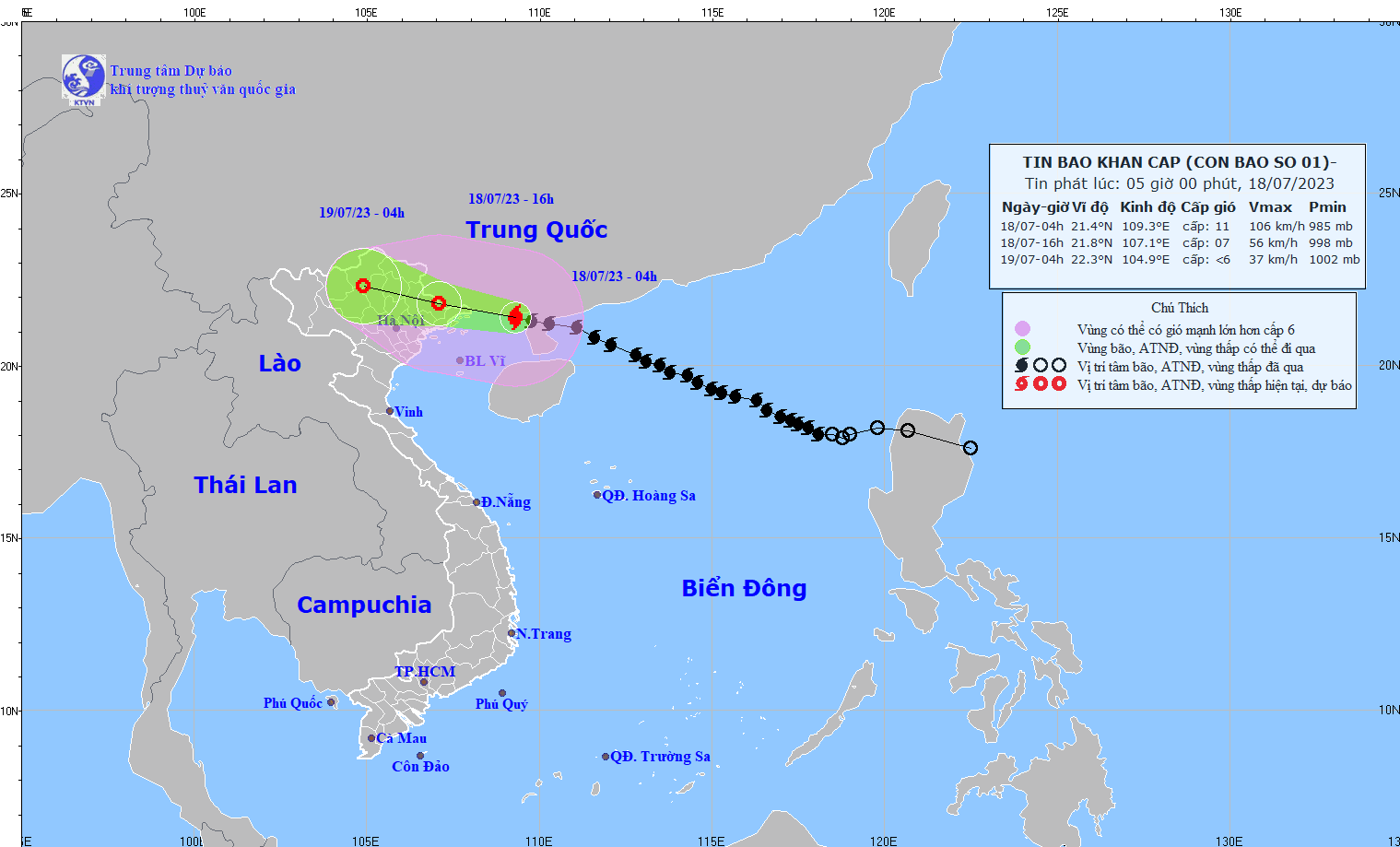Tin mới nhất về cơn bão số 1: Giật cấp 14, chỉ còn cách Móng Cái - Quảng Ninh hơn 100km - Ảnh 1.