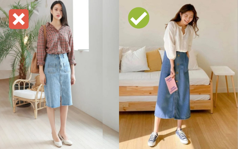 Chân váy denim tuy đẹp nhưng cứ phối với 4 món đồ này bảo sao bị chê già  - Ảnh 3.