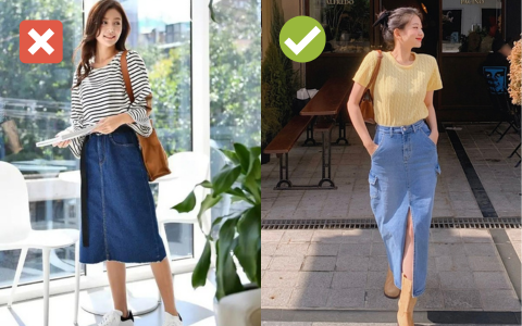 Chân váy denim tuy đẹp nhưng cứ phối với 4 món đồ này bảo sao bị chê già  - Ảnh 4.