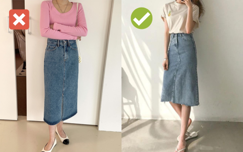 Chân váy denim tuy đẹp nhưng cứ phối với 4 món đồ này bảo sao bị chê già  - Ảnh 1.