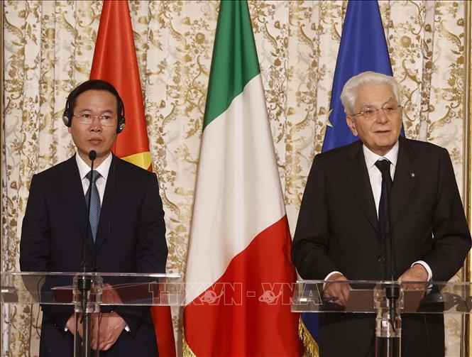 Chủ tịch nước Võ Văn Thưởng và Phu nhân thăm cấp Nhà nước tới Cộng hòa Italy - Ảnh 6.