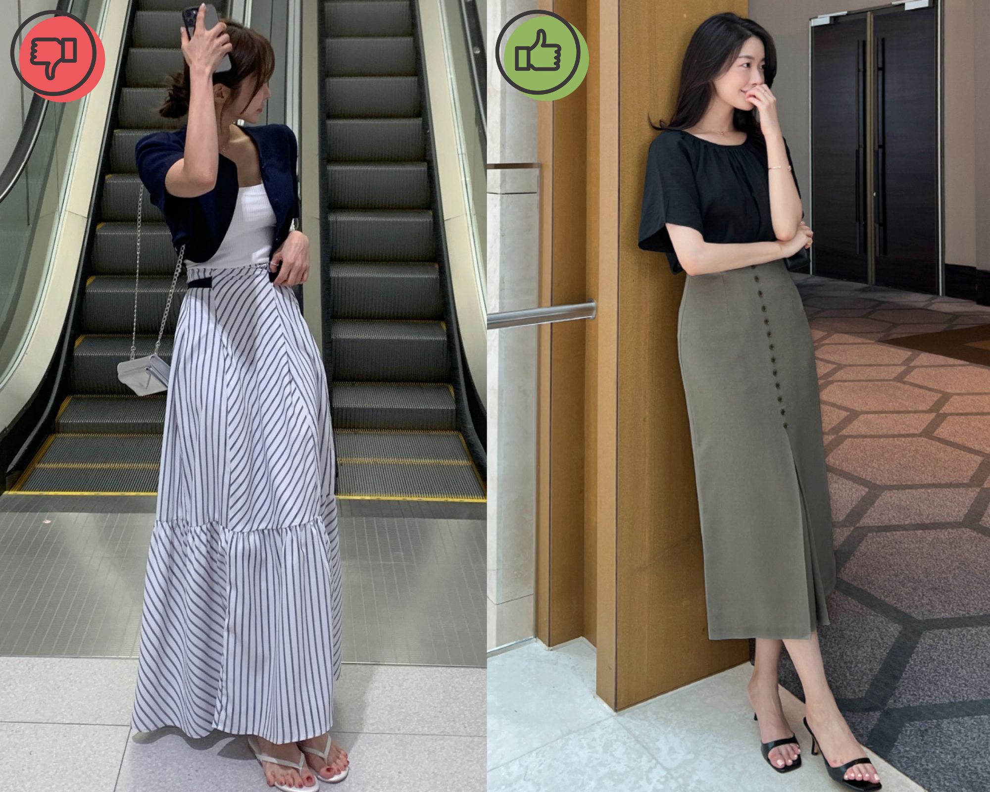 6 cách phối đồ với chân váy dài vintage “cân” mọi vóc dáng