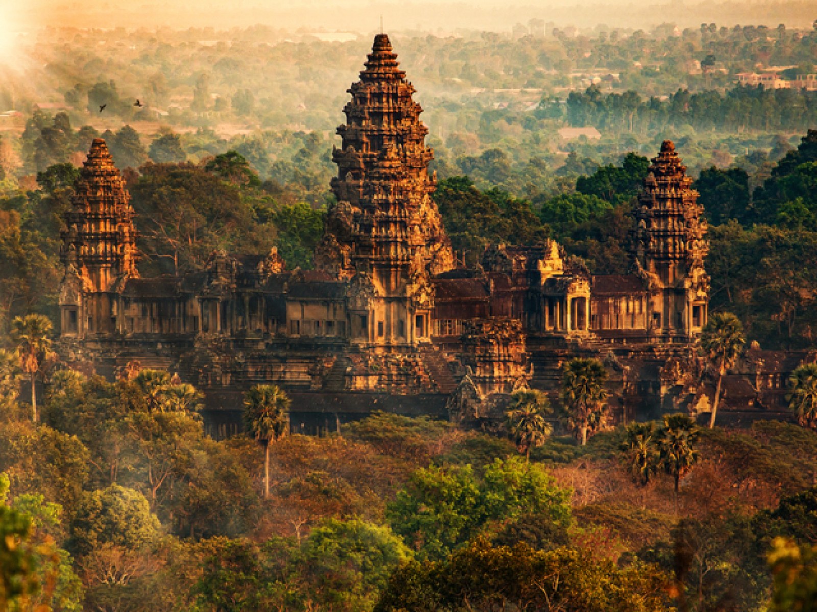 Trang Trí Hồ Cá Chùa Angkor Wat Mini  Lazadavn