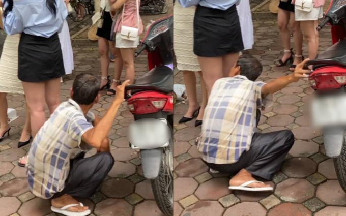 Hà Nội: Người đàn ông có hành động khiếm nhã trên phố Phan Đình Phùng - Ảnh 1.
