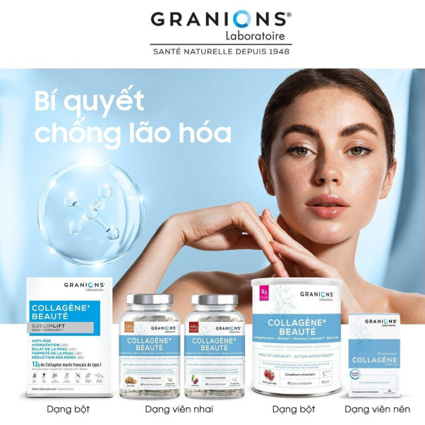 Laboratoire des Granions ra mắt dòng sản phẩm Collagen chống lão hoá tại Việt Nam - Ảnh 1.