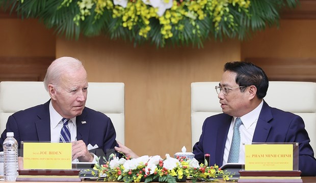 Thủ tướng và Tổng thống Joe Biden dự Hội nghị cấp cao Việt Nam - Hoa Kỳ - Ảnh 1.