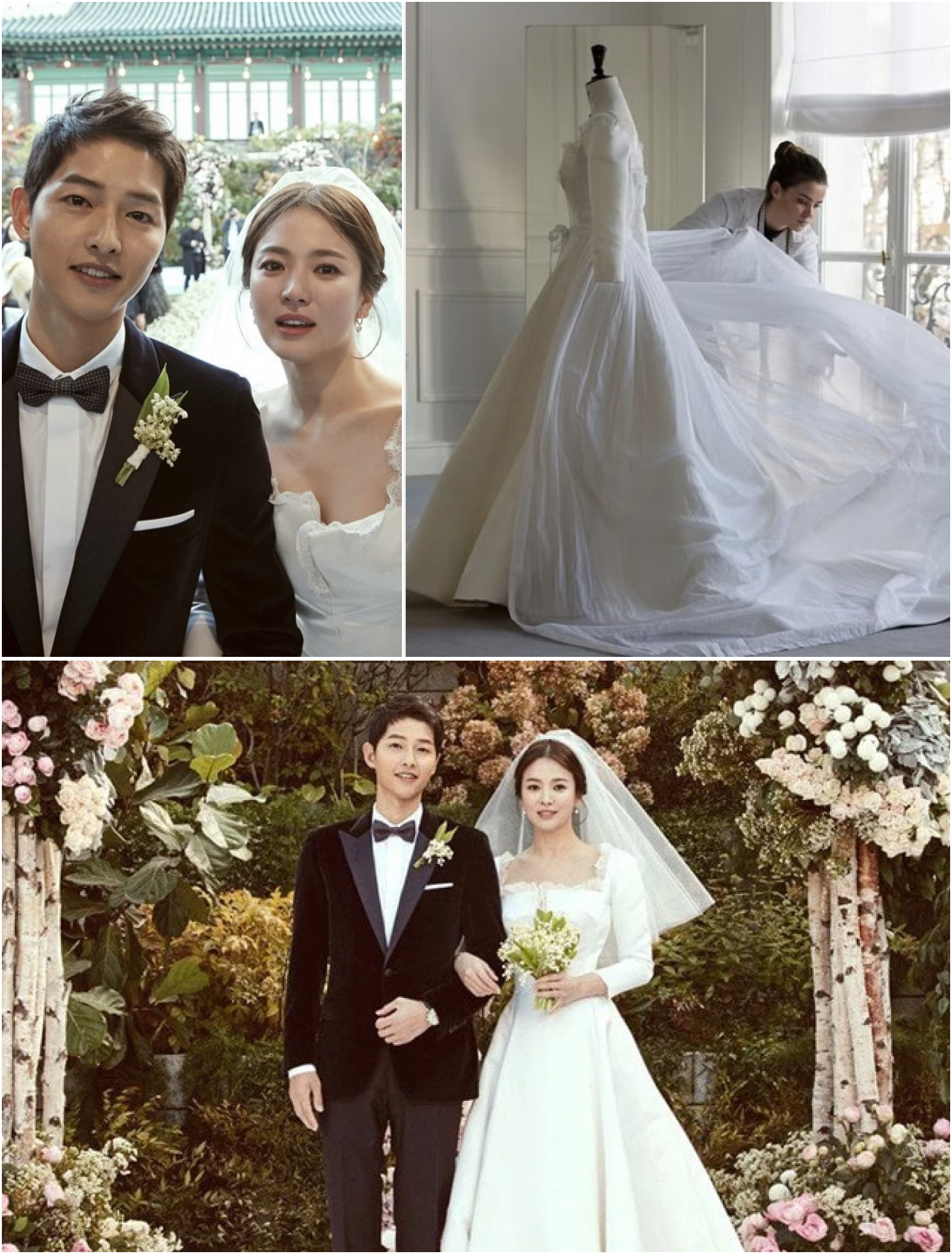 Váy cưới 3 tỷ của Song Hye Kyo là 