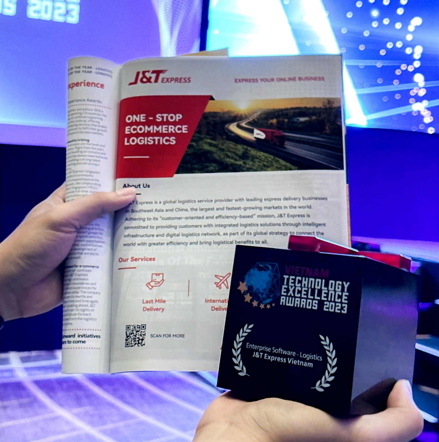 J&T Express nhận giải thưởng công nghệ hàng đầu châu Á - Ảnh 1.