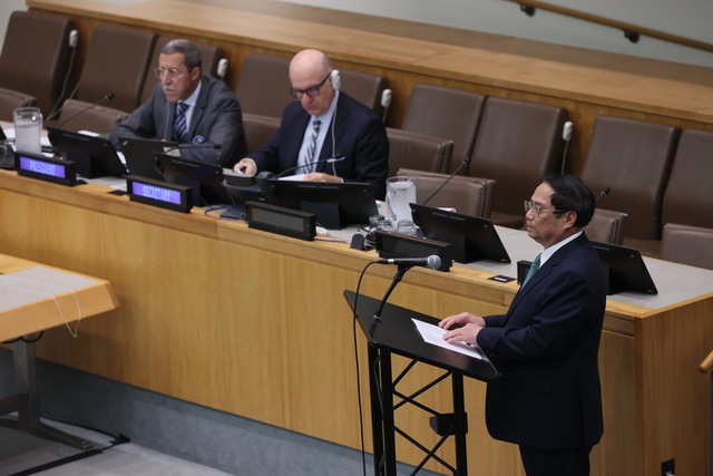 Hoạt động của Thủ tướng Phạm Minh Chính tại Tuần lễ Cấp cao Đại hội đồng Liên hợp quốc  - Ảnh 4.