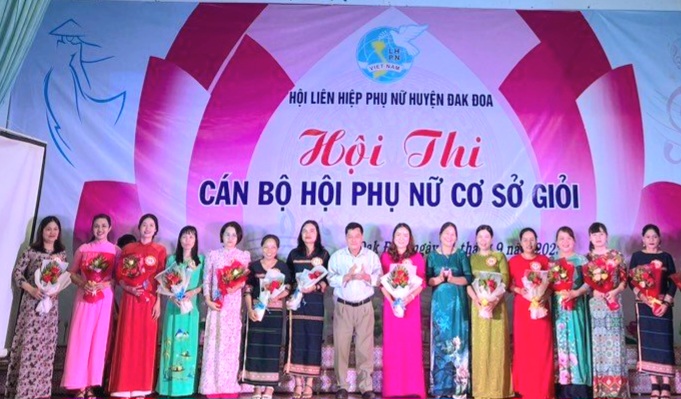 Đăk Đoa (Gia Lai): Tổ chức thành công Hội thi “Cán bộ Hội phụ nữ cơ sở giỏi” - Ảnh 1.