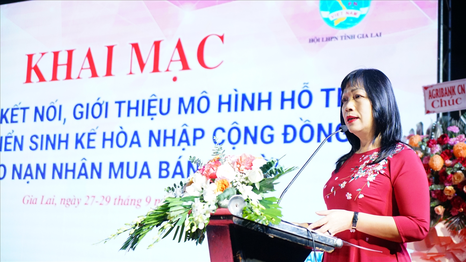 Gia Lai: Giao lưu kết nối, giới thiệu mô hình sinh kế hòa nhập cộng đồng cho nạn nhân mua bán người- Ảnh 1.