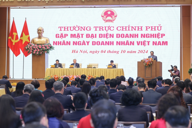 Thường trực Chính phủ gặp mặt doanh nghiệp nhân ngày doanh nhân Việt Nam- Ảnh 4.