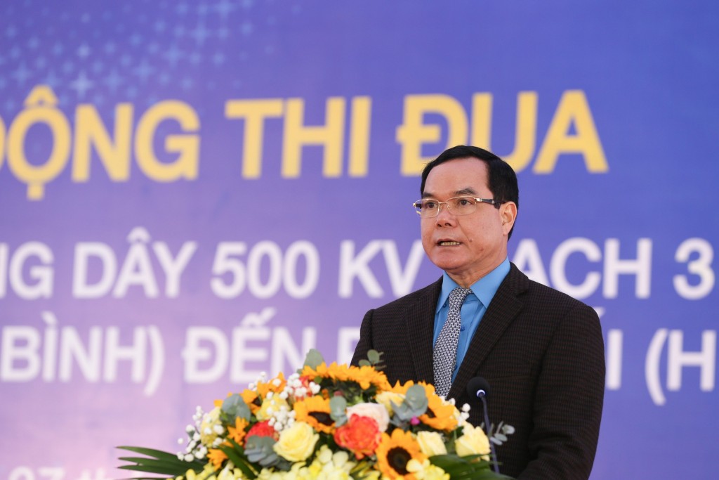 Phát động thi đua hoàn thành đúng tiến độ đường dây 500 kV từ Quảng Bình đến Hưng Yên- Ảnh 2.