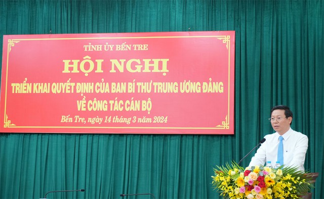 Điều động, chỉ định Phó trưởng Ban Tuyên giáo TƯ Trần Thanh Lâm giữ chức Phó Bí thư Tỉnh ủy Bến Tre- Ảnh 2.