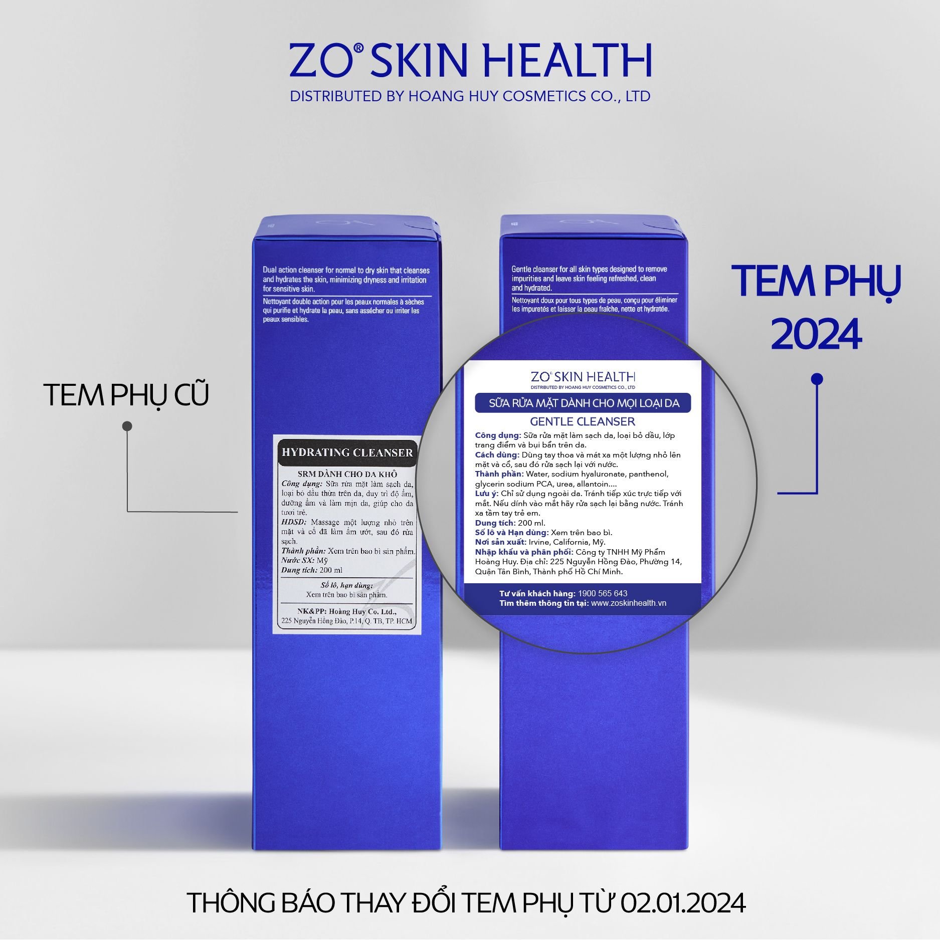 ZO® Skin Health thay đổi tem phân phối chính hãng- Ảnh 2.