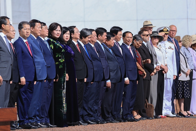 Lễ đón Thủ tướng Phạm Minh Chính thăm chính thức Australia theo nghi thức trọng thể nhất- Ảnh 6.