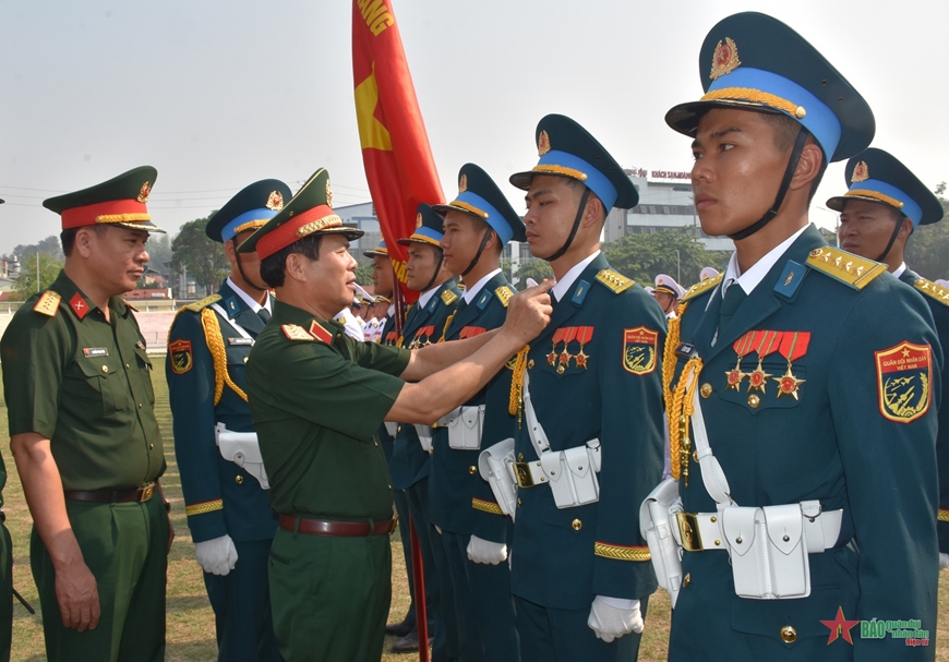 Hợp luyện toàn lực lượng tham gia diễu binh, diễu hành tại Lễ kỷ niệm 70 năm Chiến thắng Điện Biên Phủ- Ảnh 15.