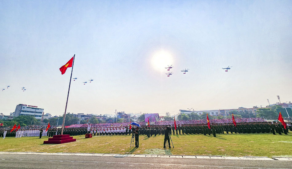 Hợp luyện toàn lực lượng tham gia diễu binh, diễu hành tại Lễ kỷ niệm 70 năm Chiến thắng Điện Biên Phủ- Ảnh 8.