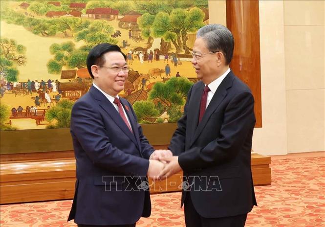 Hình ảnh về hoạt động của Chủ tịch Quốc hội Vương Đình Huệ trong chuyến thăm chính thức Trung Quốc- Ảnh 5.