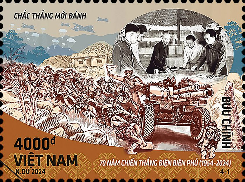 Phát hành bộ tem đặc biệt kỷ niệm 70 Chiến thắng Điện Biên Phủ- Ảnh 2.